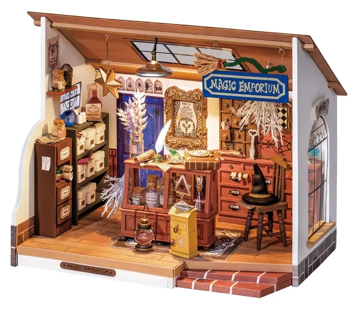 Kiki’s Magic Emporium Diy Miniature House Wooden