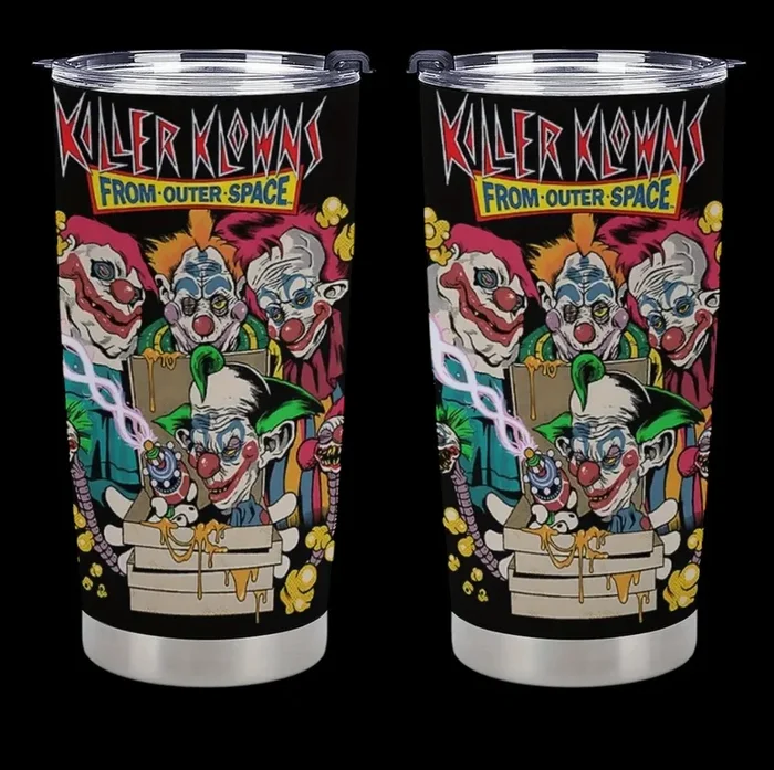 Killer Clowns from Outer Space 20oz Stainless Steel Tumbler with Lid