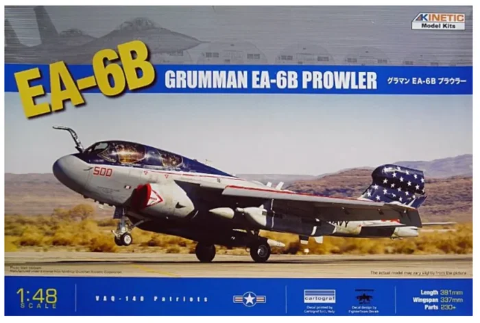 Kinetic Model Kits K48022 1/48 Grumman EA-6B Prowler NOS Sealed