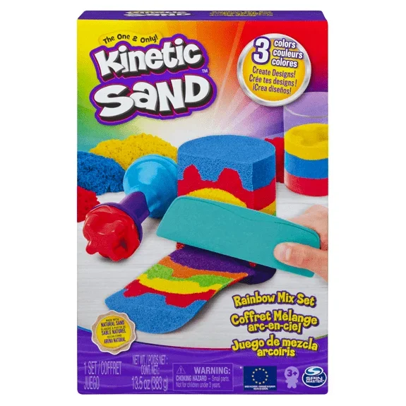 Kinetic Sand: Rainbow mix set