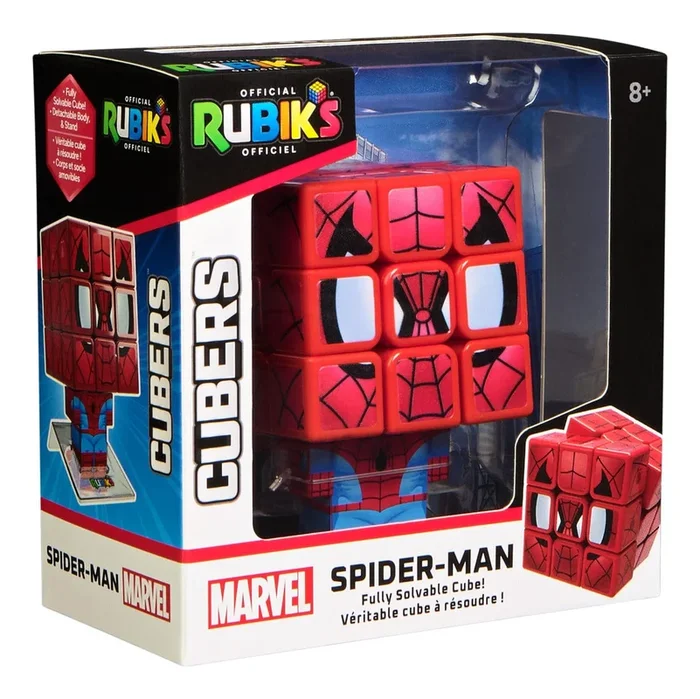 Kinetic Sand Rubik’s Cubers Spiderman Puzzle Toy Set