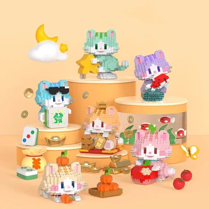 Kitty Cat Besties Building Blocks