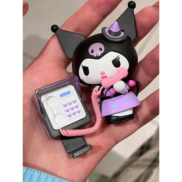 Kuromi Sanrio Characters Sweet Besties Series Telephone Booth Kuromi