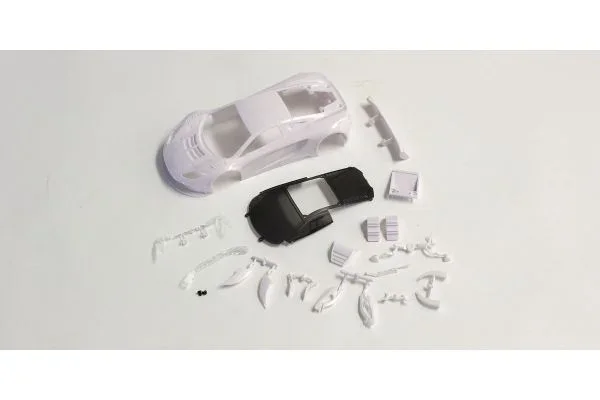 Kyosho MZN163 McLaren12C GT3 2013 White Body Set (Non Decorated) for Mini-Z
