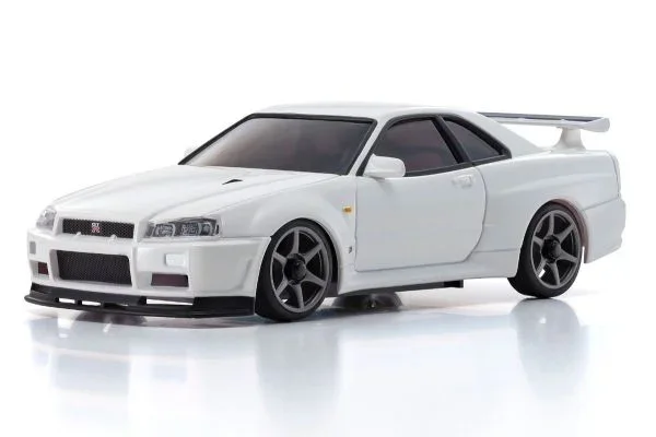 Kyosho MZP460W Mini-Z ASC MA-020 Nissan Skyline GT-R V.spec II Nur (R34) Body White