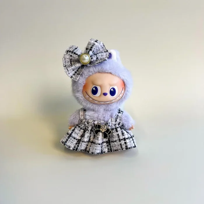 Labubu 4.0 ツイードジュエルドレスセット