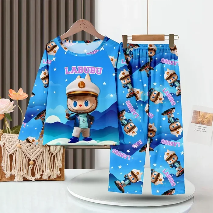 Labubu Baby Pajama Set – حليب حرير ناعم ملابس النوم