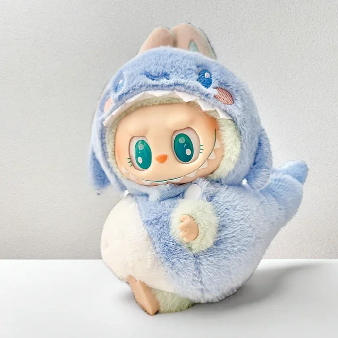 Labubu Shark Outfit Set – Blue & White Ocean Character Costume