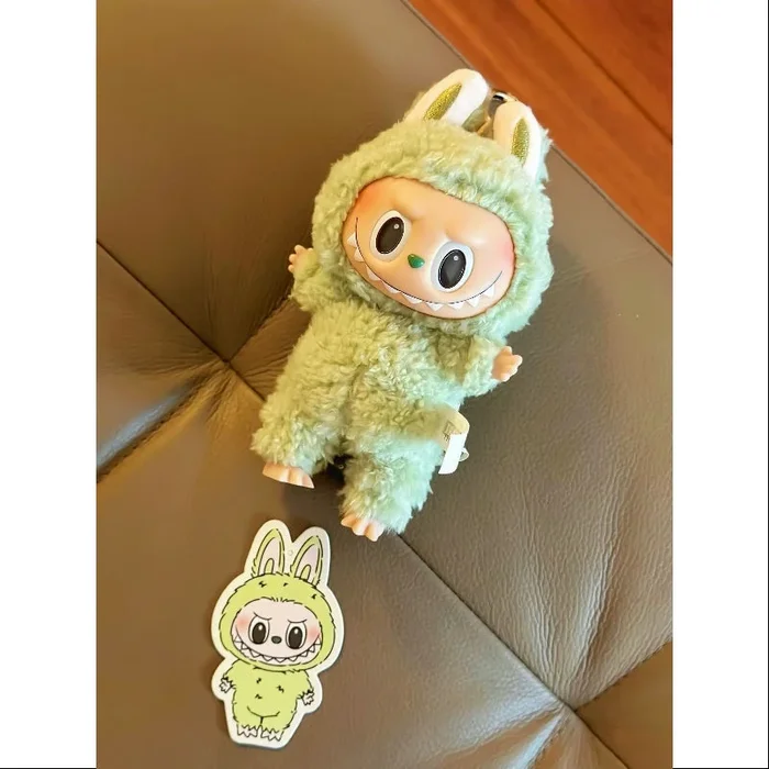Labubu The Monsters Exciting Macaron Vinyl Face Series Green Grape