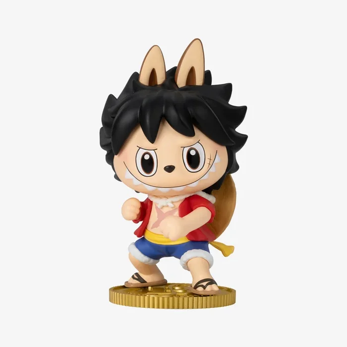 Labubu × One Piece Monkey D. Luffy Figurine – Captain’s Edition Collectible
