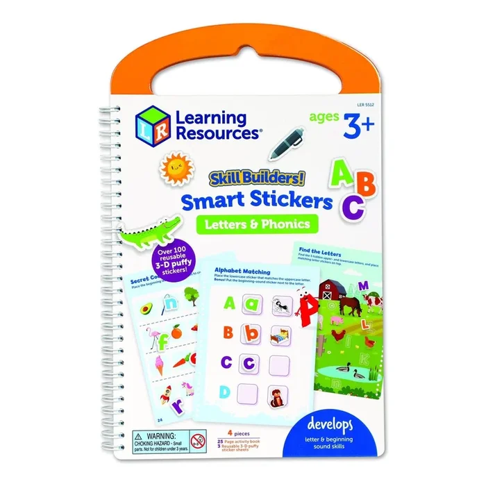 Learning Resources – Skill Builders Smart Stickers Color Number Shape