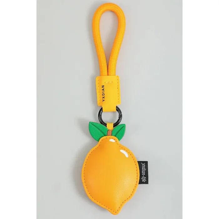 lemon bag charm