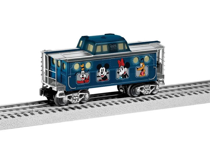 Lionel 2401565 O Gauge Boxcar Disney’s D23 Mickey and Friend’s Caboose