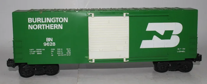 Lionel 6-9628 O Gauge Hi-Cube Boxcar Burlington Northern BN – NOS