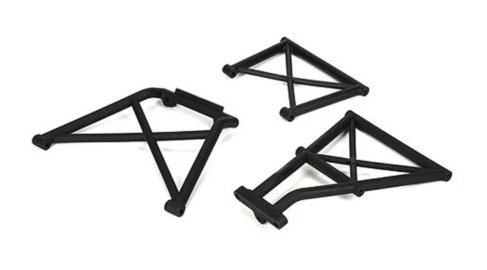 Losi LOSB2576 Rear Bumper Brace Set (3): 5IVE-T