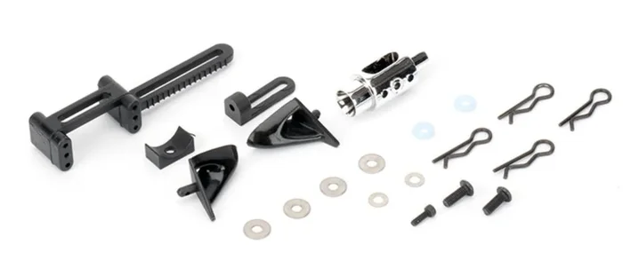Louise RC NHA439 Back Millor and Exhaust Pipe Fits Drift and Rally