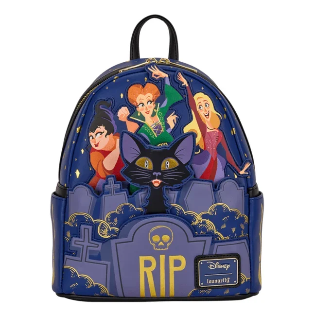 Loungefly – Hocus Pocus Sanderson Sisters Mini Backpack Disney Licensed Collectible Bag