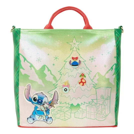 Loungefly – Lilo & Stitch Holiday Tote Bag