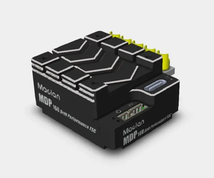 Maclan Racing MDP 160 Drift Performance ESC (Black/Silver) MCL2018