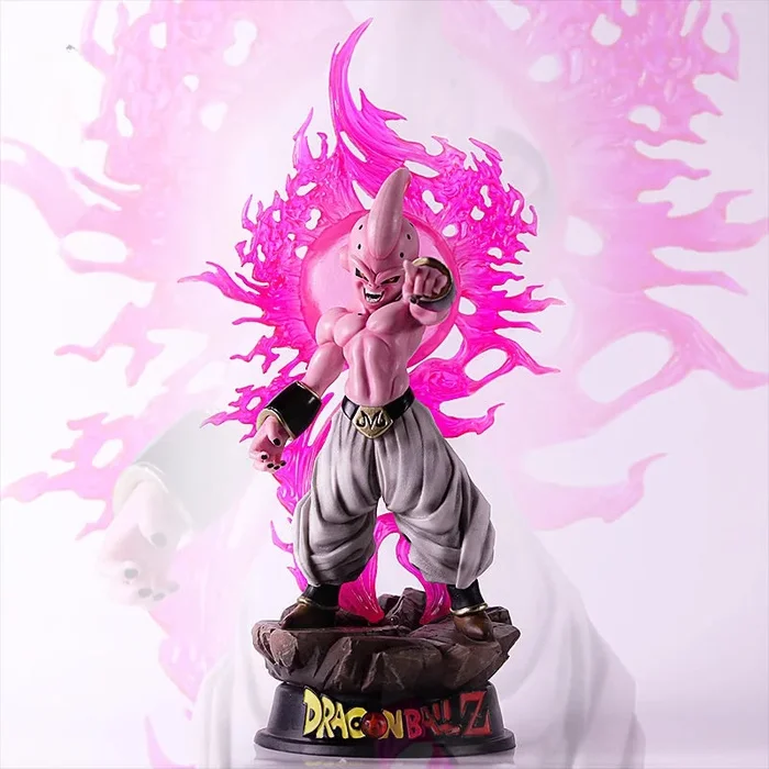 Majin Buu รูปสะสม – Dragon Ball Z, 37 ซม., ออร่าเรืองแสง, ท่าทางแบบไดนามิก