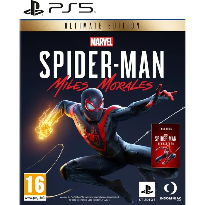 Marvel Spiderman Miles Morales Ultimate Edition – Playstation 5