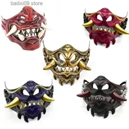 Maschera Hannya giapponese horror horrod demon maschera materiale in lattice di ruolo di gioco di ruolo da ruolo da ruolo oggetti di scena Masquerade Proppes L250918