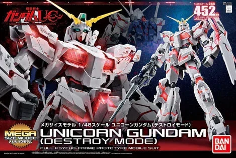 Mega Size Model – 1/48 Scale Unicorn Gundam [Destroy Mode]