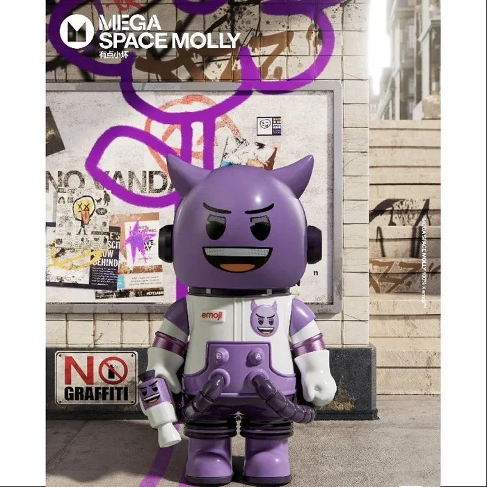 MEGA SPACE MOLLY 100% X emoji Series LIL DEVIL