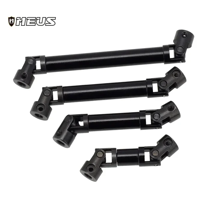 MEUS Racing Metal Front&Rear Drive Shaft for Axial 1/24 SCX24 90081 C10 Jeep Ford Bronco (Section B)