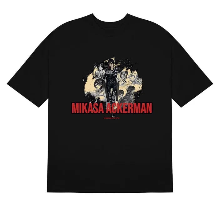 Mikasa Ackerman Manga Panel Attack on Titan T -Shirt – Bold Anime Apparel