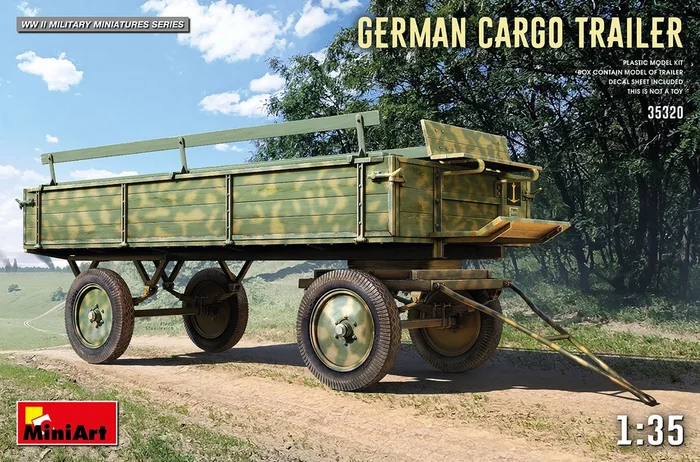 MiniArt 35320 1/35 German Cargo Trailer Model Kit
