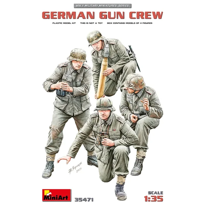 MiniArt 35471 1/35 German Gun Crew Model Kit