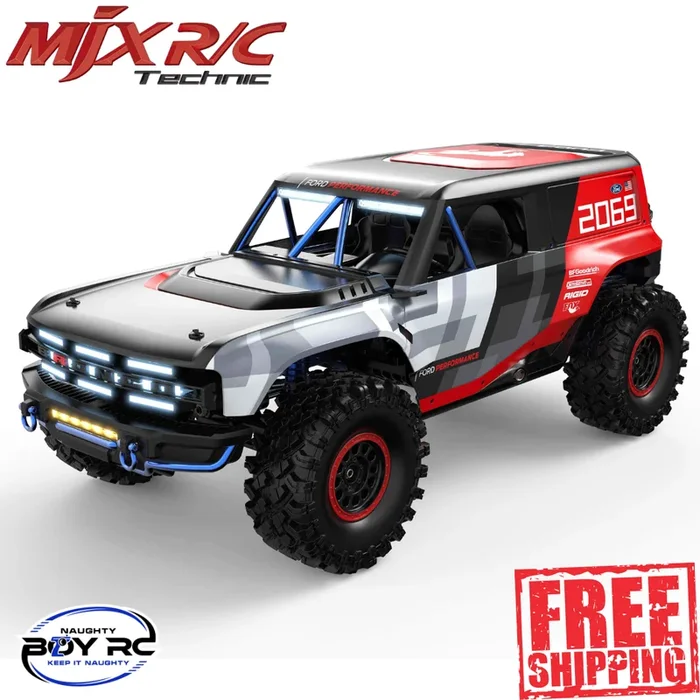 MJX Hyper Go H8P 1/8 Ford Bronco R Baja 1000 ARTR