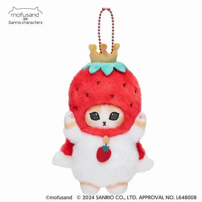 MOFUSAND – Sanrio Characters Mini Mascot (Strawberry King)