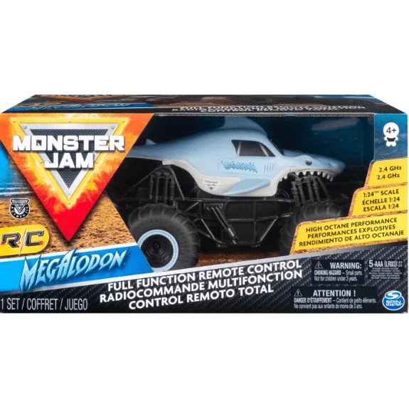 Monster Jam: 1:24 2.4 GHz Remote Control Megalodon