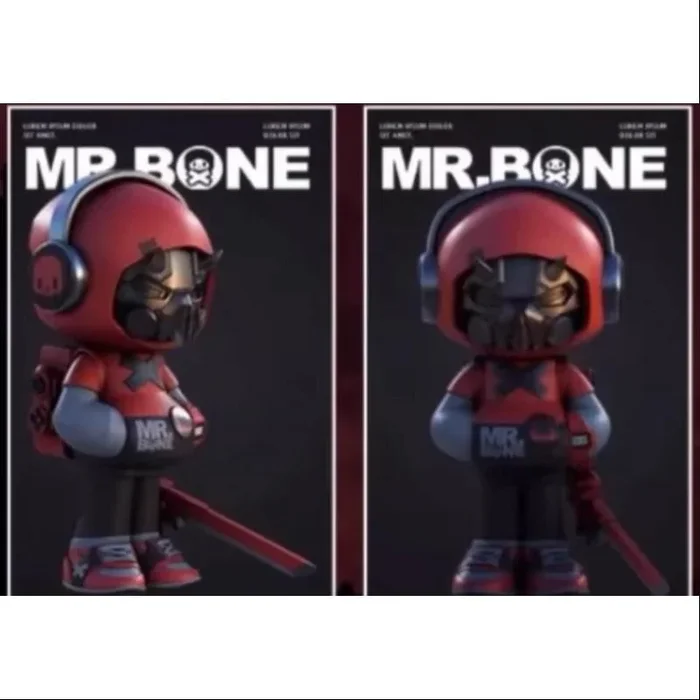 MR.BONE Gameman Series Red Gragon