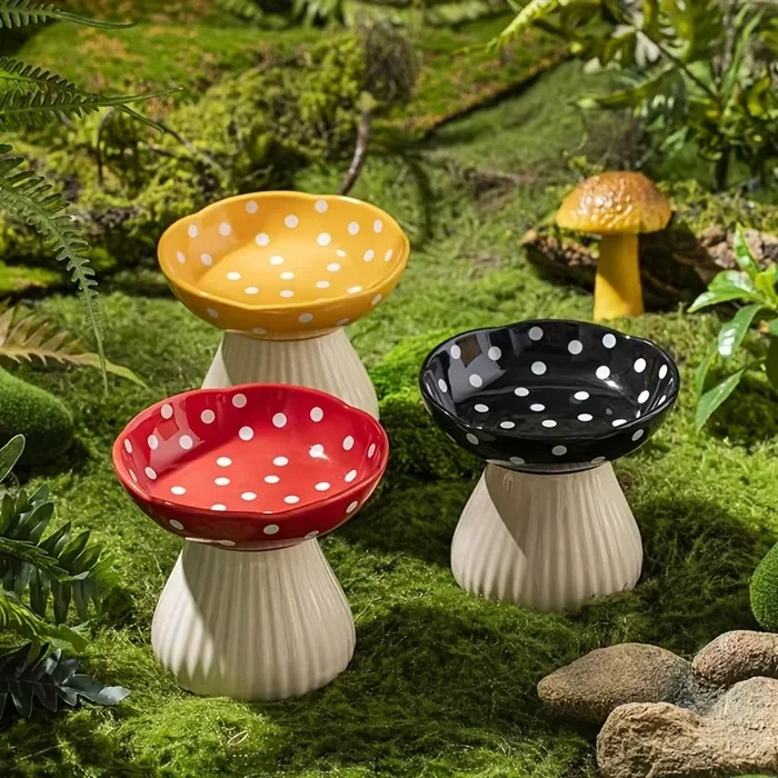 Mushroom Raised Bowl