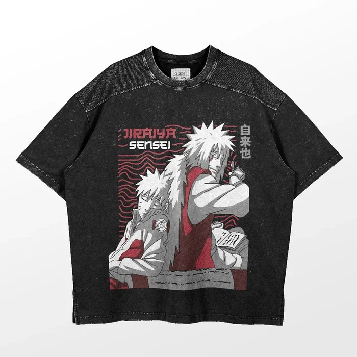 Naruto Jiraiya Sensei T-Shirt | Vêtements d’anime haut de gamme