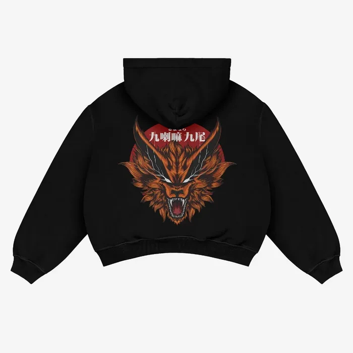 Naruto Nin-tails Kurama anime Hoodie-احتضن قوة التسع التيل