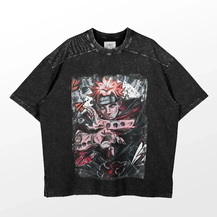 Naruto Pain Action Pose T-Shirt | Hochwertiges Anime-Shirt