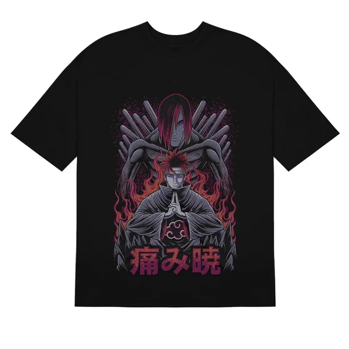 Naruto Pain Akatsuki T-Shirt | Premium Anime-Bekleidung