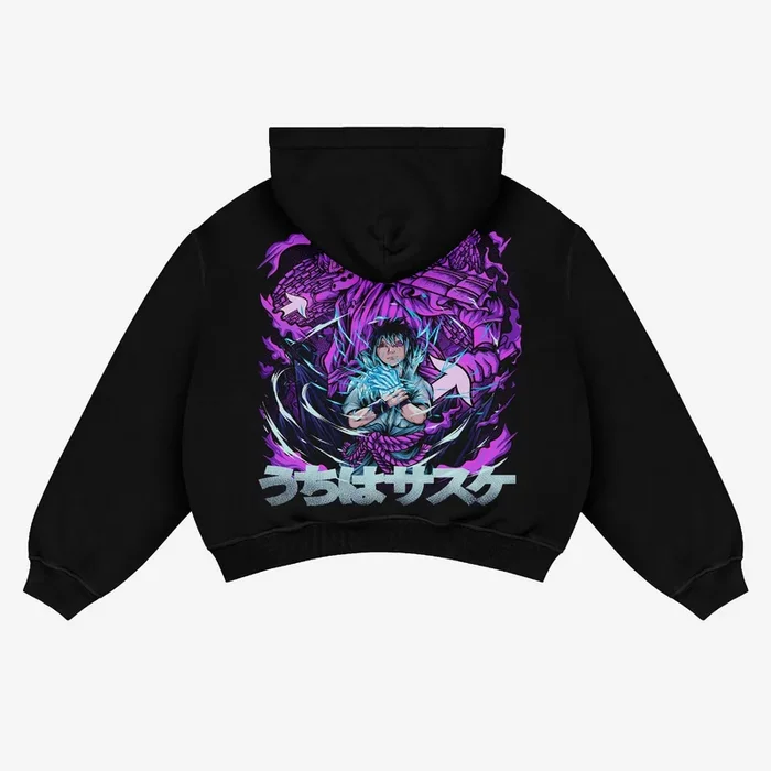 Naruto Sasuke Chidori Anime Hoodie – liberte o poder do Uchiha