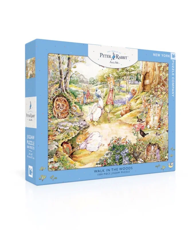 New York Puzzle Company Walk in the Woods, 1000 Piece Jigsaw Puzzle