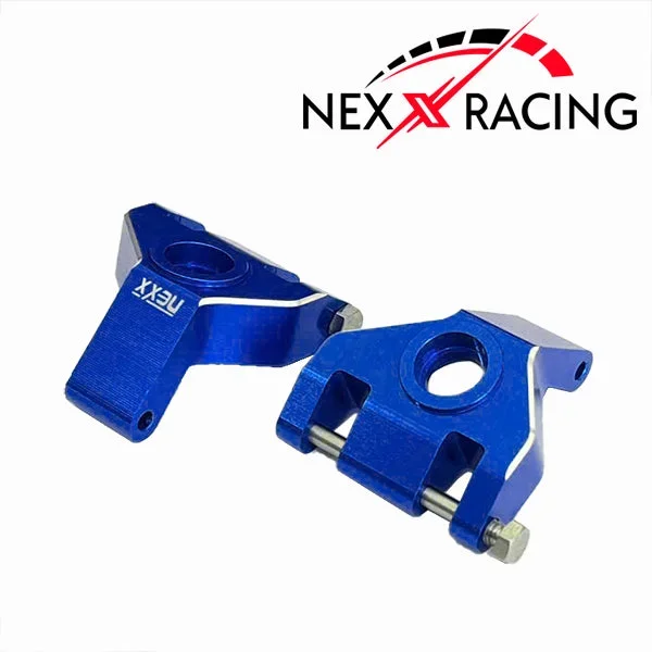 Nexx Racing Aluminum Rear Hubs for Traxxas Mini Maxx – Blue