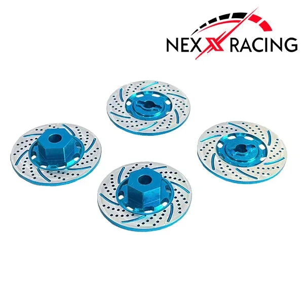Nexx Racing Brake Rotor +2.5mm Hexes Fit 4-TEC – Turquoise