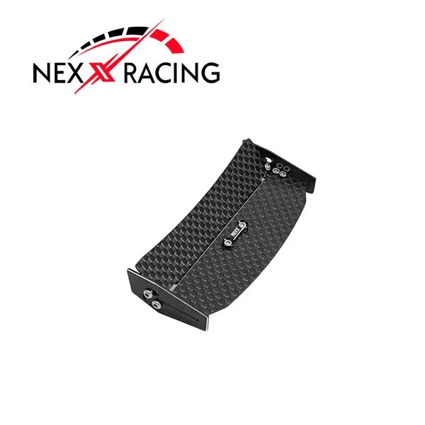 Nexx Racing Carbon Fiber Rear Wing Spoiler Upgrades Part for LOSI 1/24 Micro-B 2WD Buggy