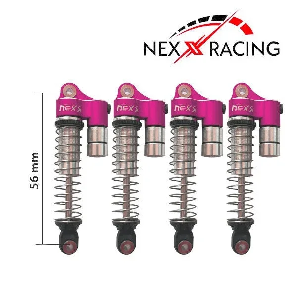 Nexx Racing Reservoir Shock (4 pcs) for 1/18 TRX-4M – PURPLE