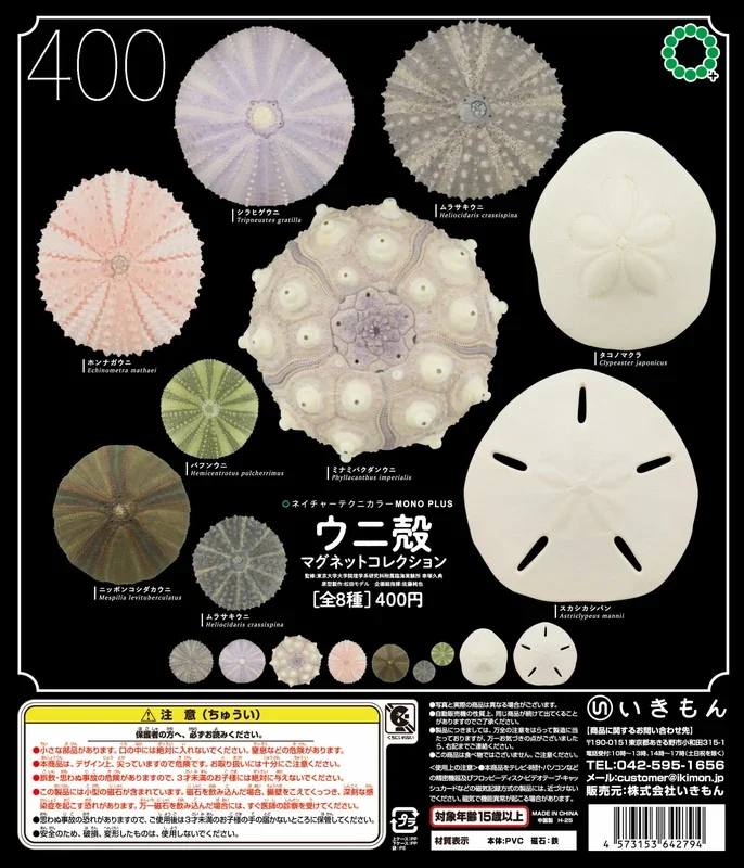 NTC MONO + Sea Urchin Shell Magnet Collection Gacha Series