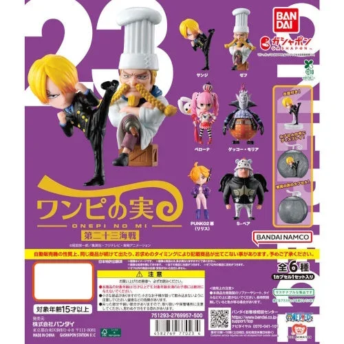One Piece 23rd Naval Sea Battle Onepi No Mi Series Bandai 2-Inch Mini-Figure