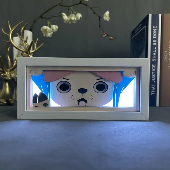 One Piece Anime Light Box – Tony Tony Chopper 3D-LED-Lampe mit dynamischen Farbwechseleffekten